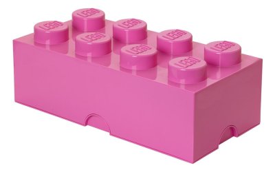 Cutie depozitare LEGO®, roz închis