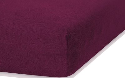 Cearceaf elastic AmeliaHome Ruby, 200 x 140-160 cm, violet