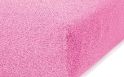 Cearceaf elastic AmeliaHome Ruby, 200 x 140-160 cm, roz închis