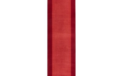 Covor Basic, 80×250 cm, roșu
