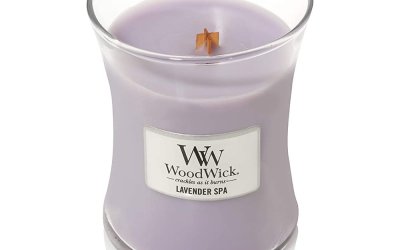 Lumânare parfumată WoodWick Lavandă, 55 ore