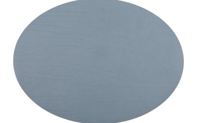 Suport farfurie din piele reciclată ZicZac Titan, 33 x 45 cm, albastru