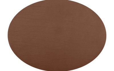 Suport farfurie din piele reciclată ZicZac Titan, 33 x 45 cm, maro