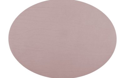 Suport farfurie din piele reciclată ZicZac Titan, 33 x 45 cm, roz