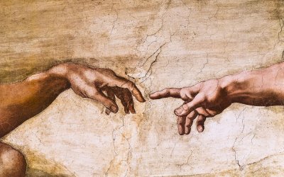 Reproducere tablou Michelangelo Buonarroti – Creation of Adam, 70 x 45 cm