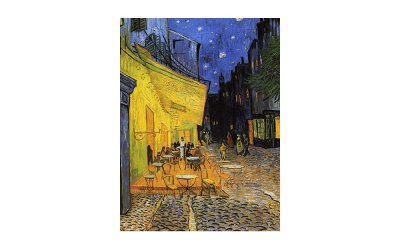 Reproducere tablou Vincent van Gogh – Cafe Terrace, 70 x 50 cm