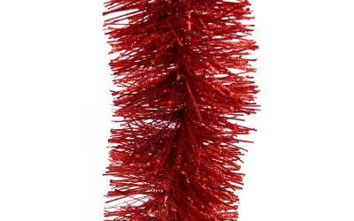 Ghirlandă de Crăciun Unimasa Navidad, lungime 180 cm, roșu