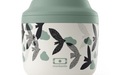 Recipient pentru gustări Monbento Element Birds, 550 ml