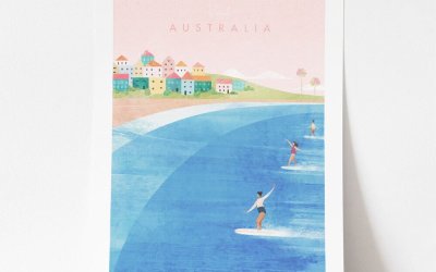Poster Travelposter Australia, A2