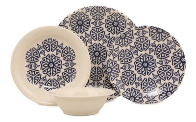 Set veselă 24 piese din gresie ceramică Kütahya Porselen Seacoast