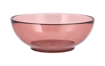 Bol din sticlă pentru salată Bitz Kusintha, ø 24 cm, roz