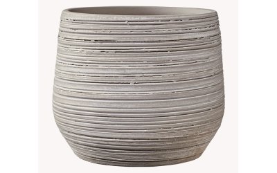 Ghiveci din ceramică Big pots Ravenna, ø 19 cm, gri