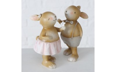 Set 2 decorațiuni cu model de Paște Boltze Rabbit