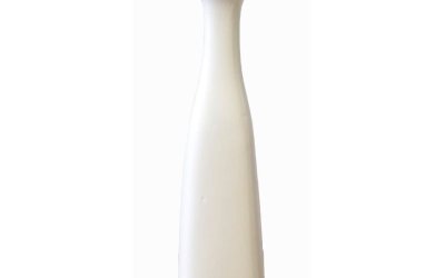 Vază din ceramică Rulina Persei, înălțime 25 cm, alb