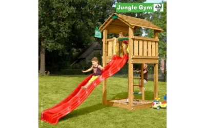Spatiu de joaca din lemn Cottage – Jungle Gym