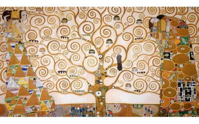 Reproducere tablou Gustav Klimt – Tree of Life, 90 x 50 cm