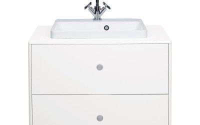 Dulap alb cu chiuvetă fără baterie 80×62 cm Color Bath – Tom Tailor for Tenzo