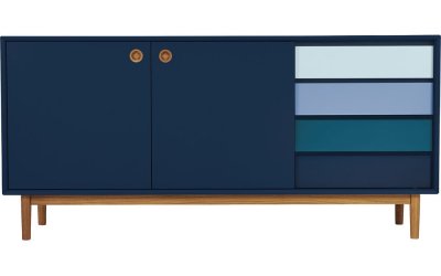 Comodă Tom Tailor Color Box,, 170 x 80 cm, albastru închis