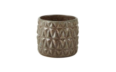 Ghiveci din gresie ceramică Villa Collection, ø 12,5 cm, gri