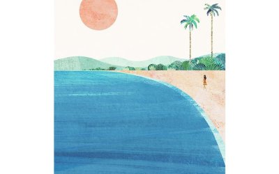 Poster 30×40 cm Paradise Beach – Travelposter