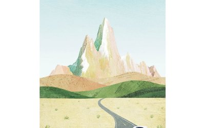 Poster 30×40 cm Patagonia – Travelposter