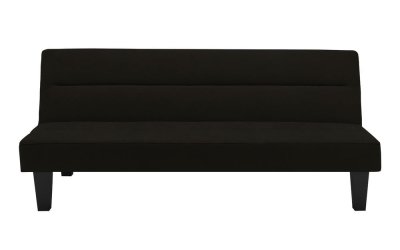 Canapea extensibilă neagră 175 cm Kebo – Støraa
