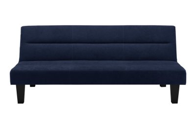 Canapea extensibilă în culoare albastru închis 175 cm Kebo – Støraa