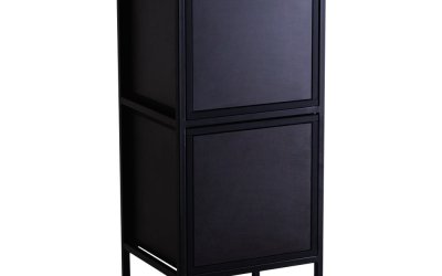 Dulap negru 45×102 cm Skap – CustomForm