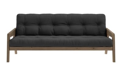 Canapea gri extensibilă 204 cm Grab – Karup Design