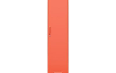 Dulap metalic portocaliu Novogratz Cache, 38 x 185 cm