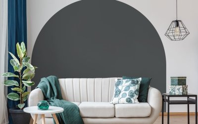 Autocolant de perete 165×140 cm Storm Gray – Ambiance