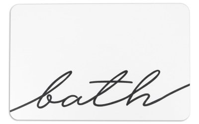 Covoraș de baie alb 39×60 cm Bath – Artsy Doormats