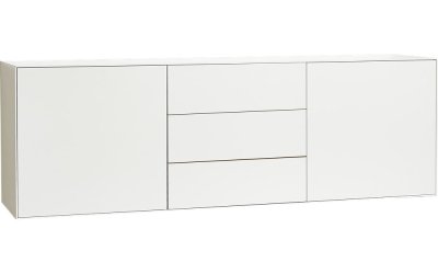 Comodă joasă albă 180×59 cm Edge by Hammel – Hammel Furniture
