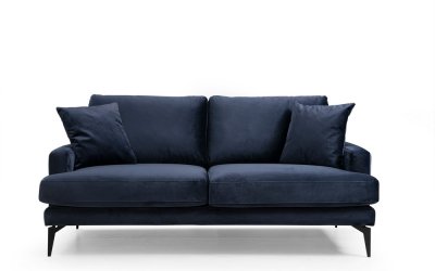 Canapea albastru-închis 175 cm Papira – Balcab Home