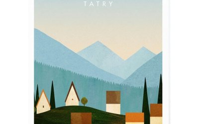 Poster 50×70 cm Tatry – Travelposter