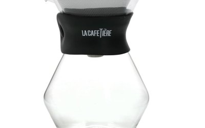 Carafă din sticlă borosilicată cu filtru din oțel inoxidabil 0,4 l La Cafetiere – Kitchen Craft