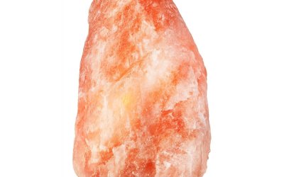 Lampă de sare portocalie, înălțime 30 cm Sally – LAMKUR
