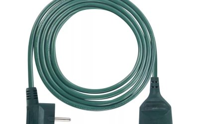 Cablu prelungitor verde 200 cm – EMOS