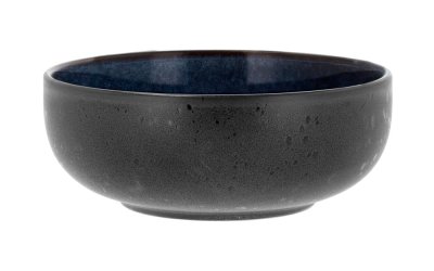Bol negru-albastru închis din gresie ø 18 cm – Bitz