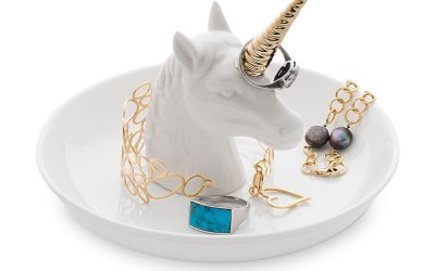 Suport pentru bijuterii din porțelan Unicorn – Balvi