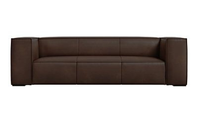 Canapea maro închis cu tapițerie din piele 227 cm Madame – Windsor & Co Sofas