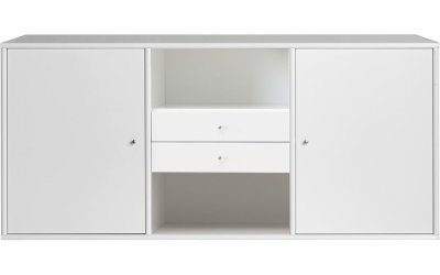 Comodă joasă albă 133×61 cm Mistral – Hammel Furniture