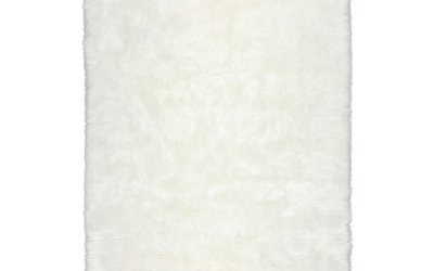 Blană alb sintetică 290×180 cm – Flair Rugs