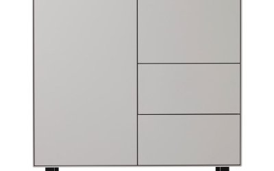 Comodă înaltă gri deschis 91×111 cm Edge by Hammel – Hammel Furniture
