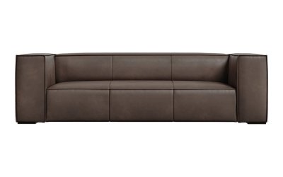 Canapea maro cu tapițerie din piele 227 cm Madame – Windsor & Co Sofas