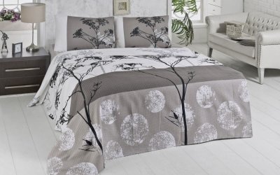Cuvertură pentru pat Belezza Grey, 200 x 230 cm