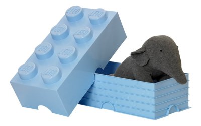 Cutie de depozitare LEGO®, albastru deschis