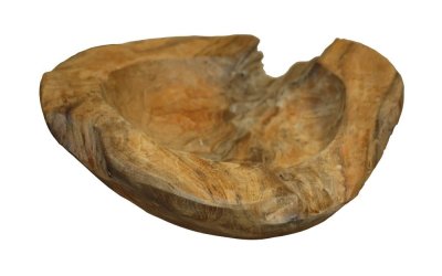 Fructieră din lemn de tec HSM Collection Mara, ⌀ 20 cm