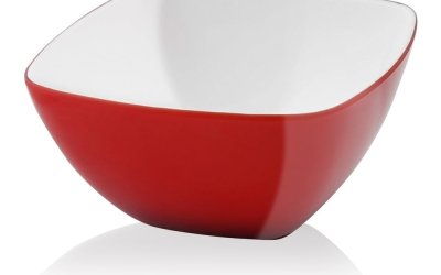 Bol pentru salată Vialli Design, 14 cm, roșu