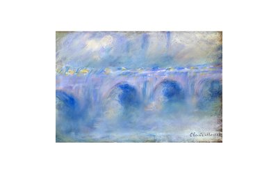 Reproducere pe pânză după Claude Monet – Le Pont de Waterloo, 90 x 60 cm